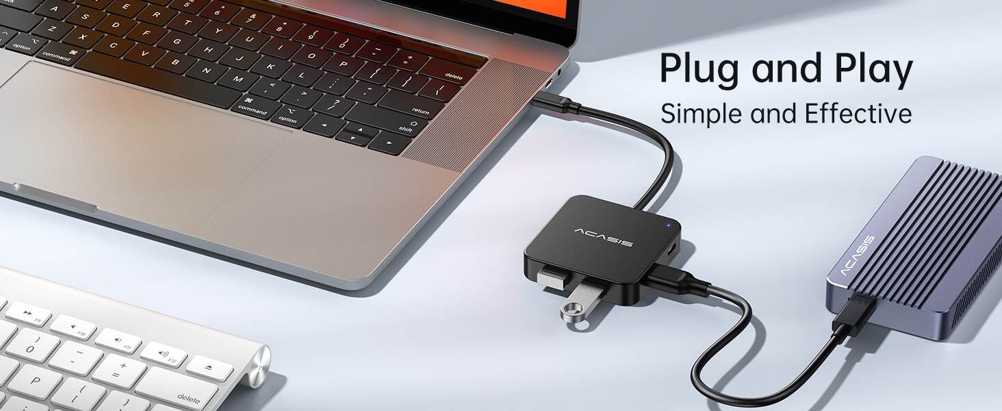 Acasis6in1usbchubmultiportadapterwith4khdmi powerdelivery100w ac hc31 5