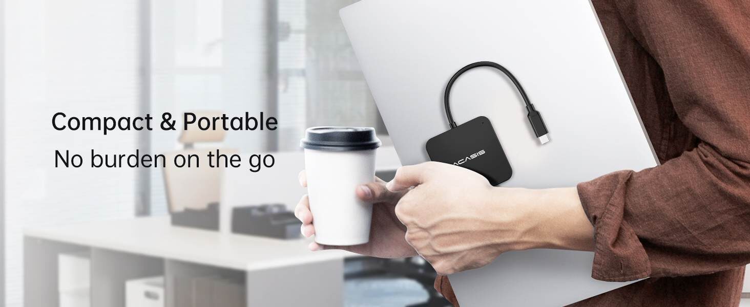Acasis6in1usbchubmultiportadapterwith4khdmi powerdelivery100w ac hc31 6