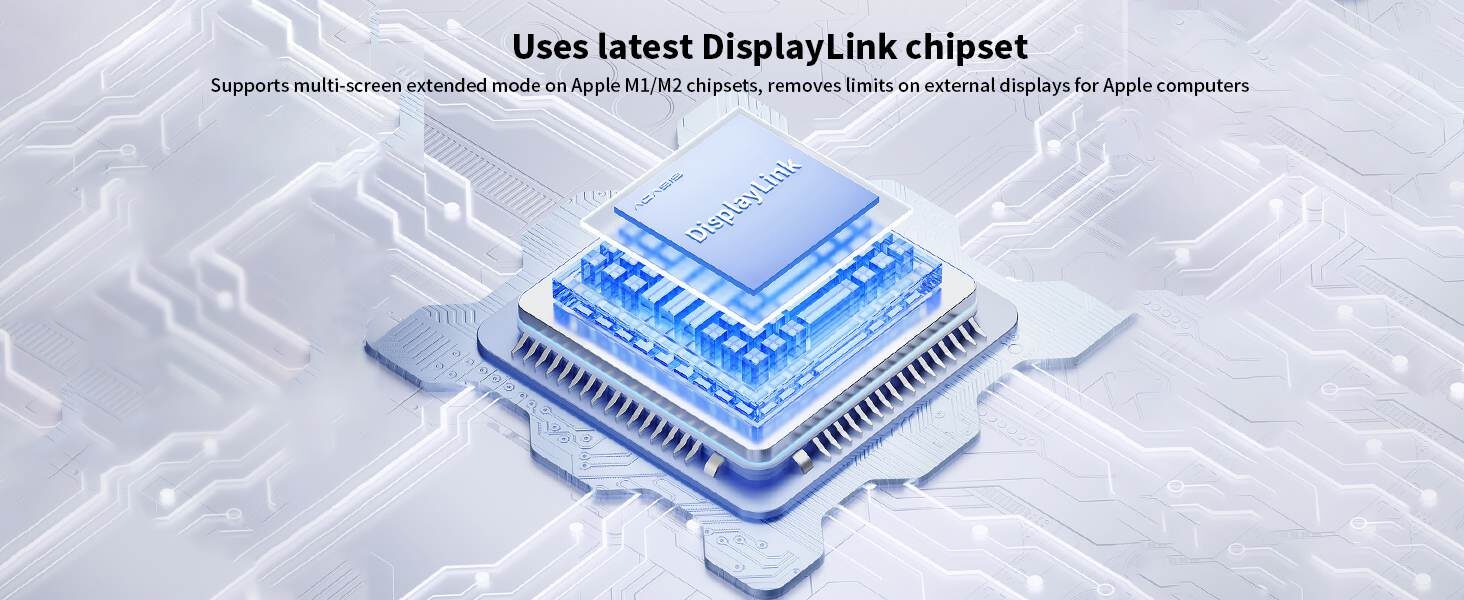 Acasisdualhdmiadapterforapplem1m2chip 4k60hzdualdisplayadapterformacos 2