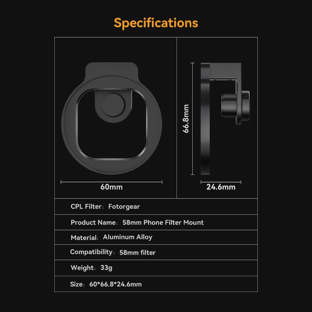 Filterclip 58mm (10)