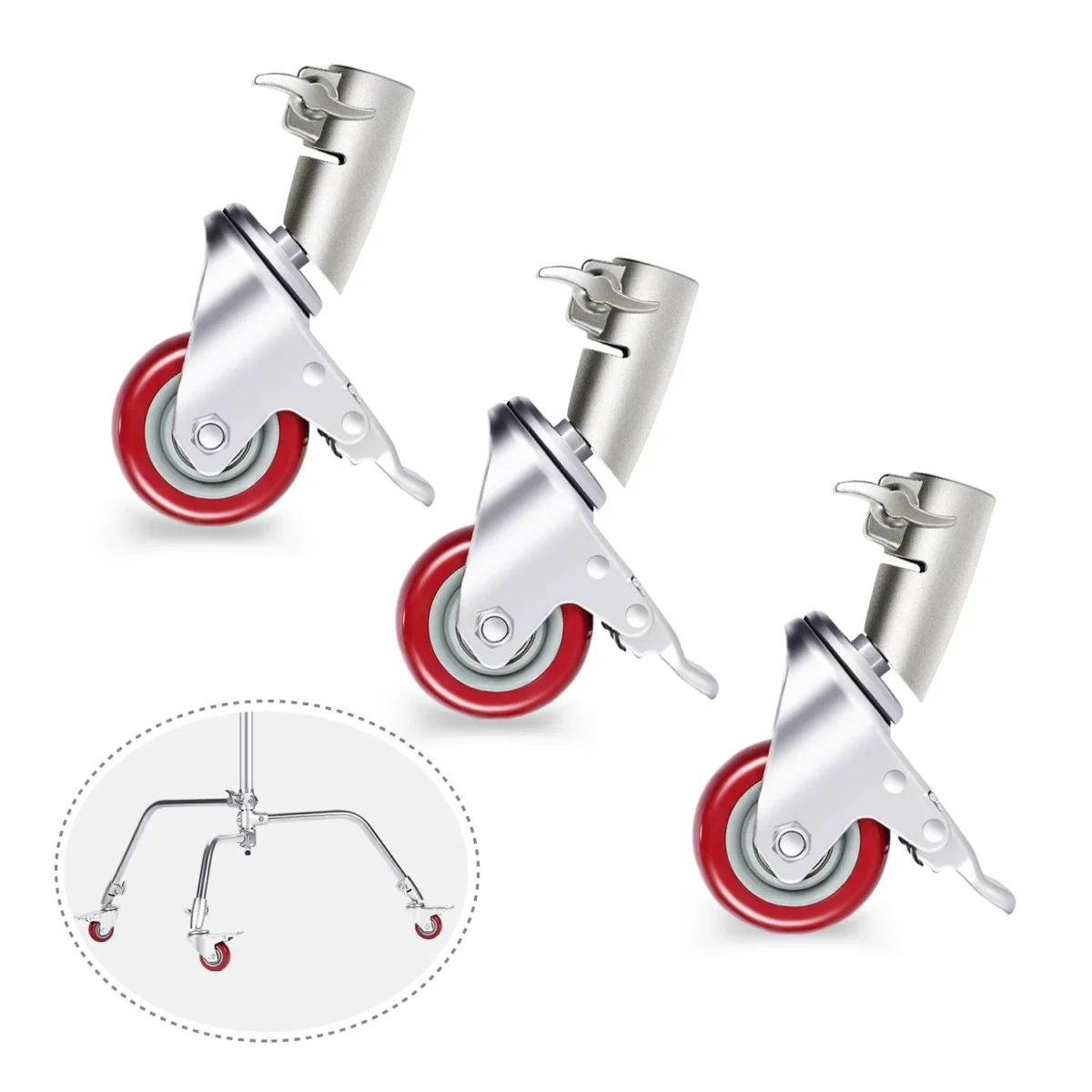 NEEWER Professional Swivel Caster Wheels Set