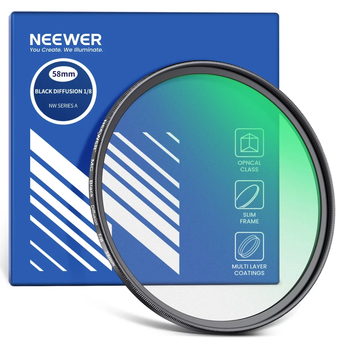 NEEWER Black Diffusion 1/8 Filte