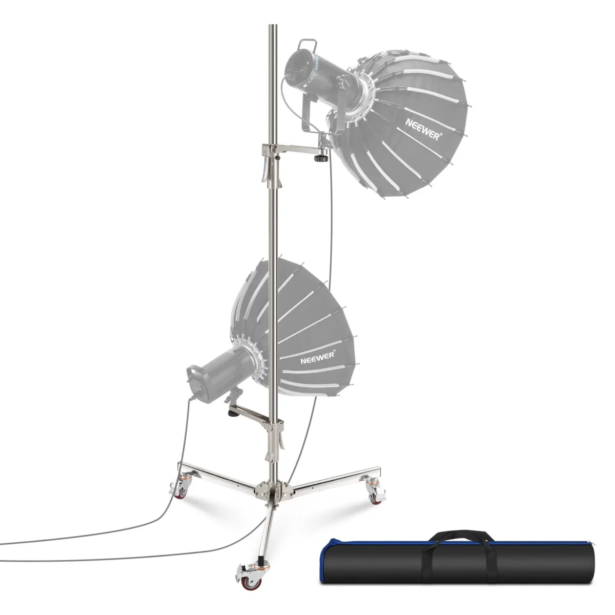 NEEWER ST198SS Professional Rolling Light Stand