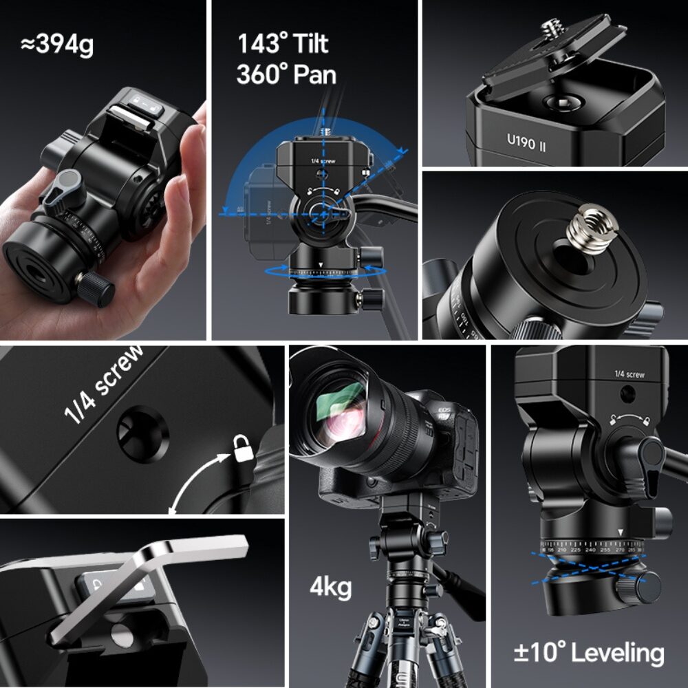 Ulanzi U190-II UKA Fluid Video Head (T138)