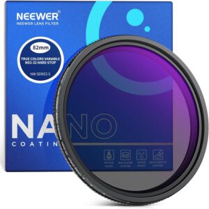 NEEWER ND2-32 VND Filter ฟิลเตอร์กล้อง DSLR/Mirrorless ฟิลเตอร์ลดแสง ปรับระดับได้ 1-5 สต็อป