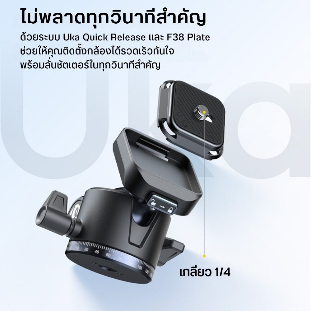 Ulanzi ombra ii travel tripod ขาตั้งกล้อง (7)