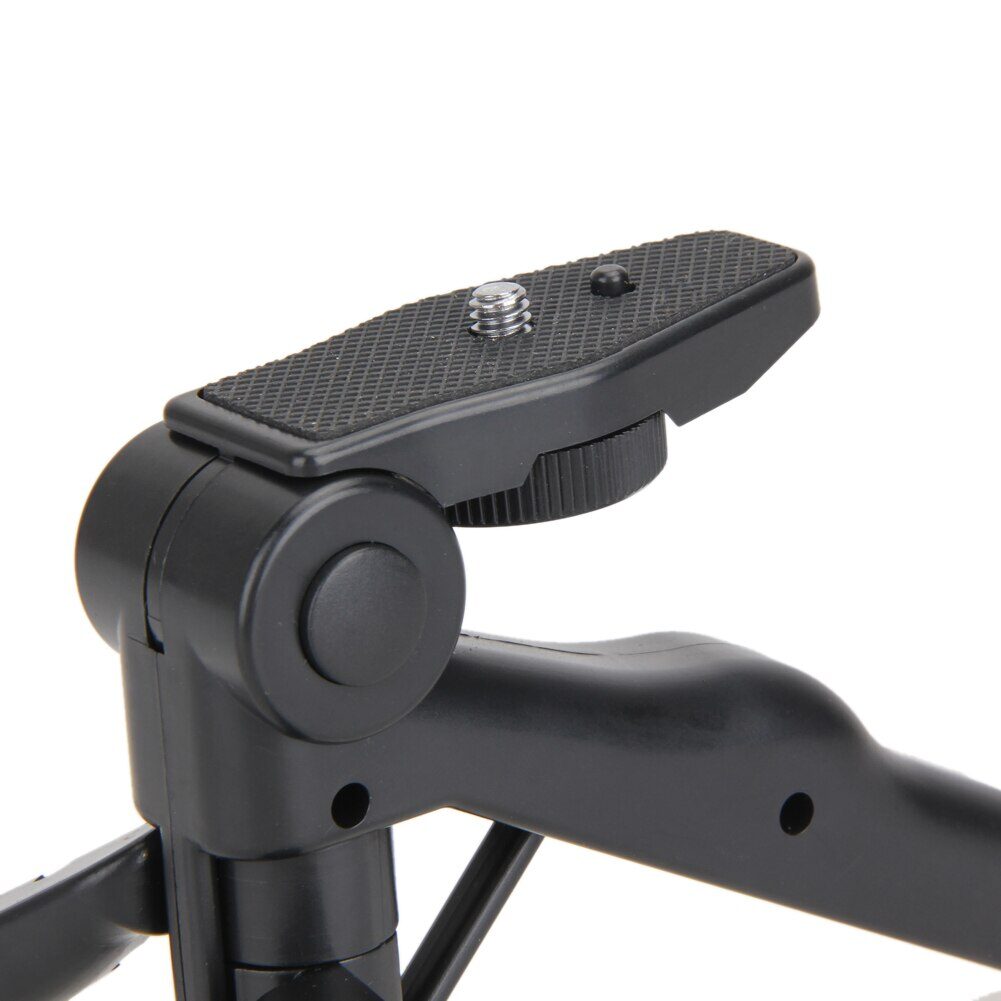 ALLOYSEED Portable Mini Tripod 75 Rotation Desktop Handle Stabilizer Folding Tripod Stand For Mobilephone Camera