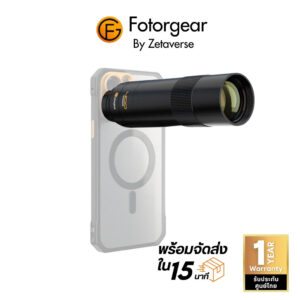 Fotorgear Telephoto Lens 400mm เลนส์มือถือ เลนส์ซูม กำลังขยาย 8x ระบบ T-Mount ถ่ายภาพนก ดวงจันทร์