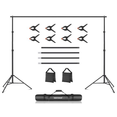 NEEWER 3x2.1m : 10x7ft Adjustable Photo Studio Backdrop Support System โครงฉาก ฉากเขียว