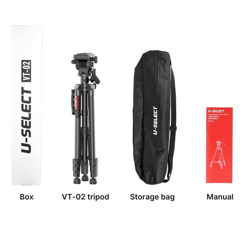 Ulanzi U Select VT 02 Lightweight Portable Camera Tripod ขาตั้งกล้อง ขาตั้งพกพา