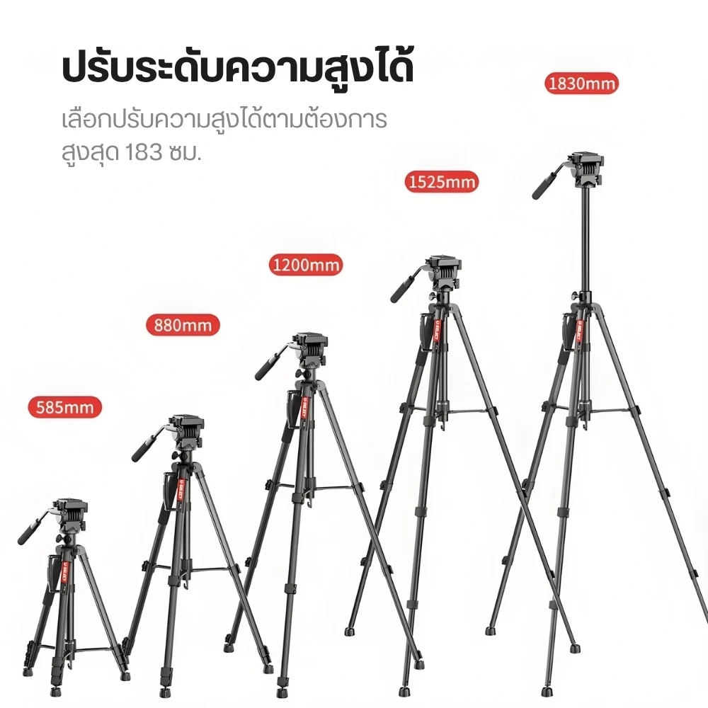 Ulanzi U-Select VT02 Lightweight Portable Tripod ขาตั้งกล้อง  ขาตั้งพกพา ขาตั้งถ่าย Video