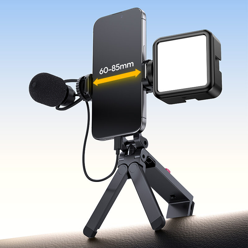 Ulanzi MA89 Phone Holder Mount with Clamp ขาตั้งมือถือ ที่วางโทรศัพท์แบบหนีบ ไม้เซลฟี่ 3in1