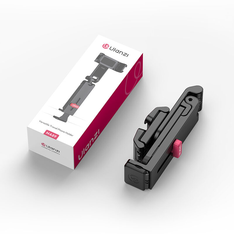 Ulanzi MA89 Phone Holder Mount with Clamp ขาตั้งมือถือ ที่วางโทรศัพท์แบบหนีบ ไม้เซลฟี่ 3in1
