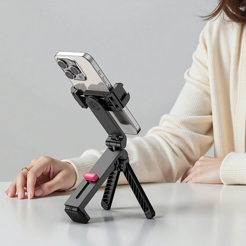 Ulanzi MA89 Phone Holder Mount with Clamp ขาตั้งมือถือ ที่วางโทรศัพท์แบบหนีบ ไม้เซลฟี่ 3in1