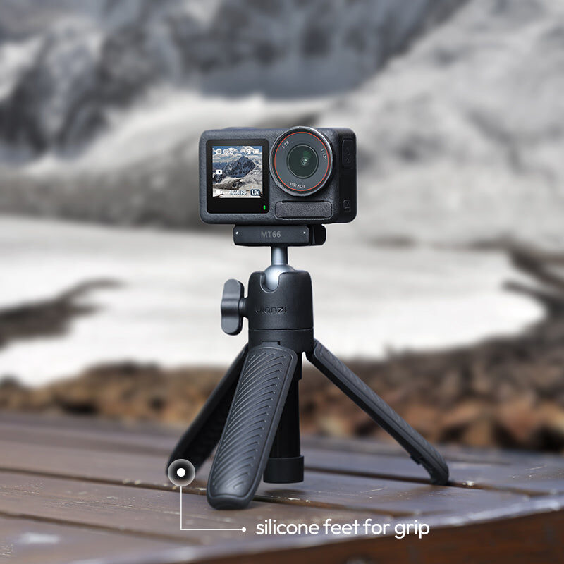 Ulanzi MT66 ClipMate Tripod with Action Connector ขาตั้งกล้อง อเนกประสงค์ 3in1 พร้อม DJI Action 5 Pro Mount และ Velcro Strap