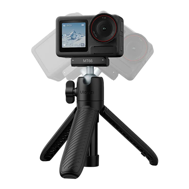 Ulanzi MT66 ClipMate Tripod with Action Connector ขาตั้งกล้อง อเนกประสงค์ 3in1 พร้อม DJI Action 5 Pro Mount และ Velcro Strap