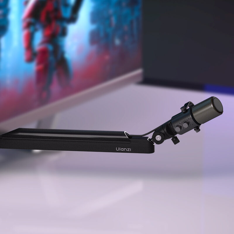 Ulanzi ZJ05 Adjustable Microphone Boom Arm แขนไมโครโฟน ขาจับไมค์หนีบโต๊ะ