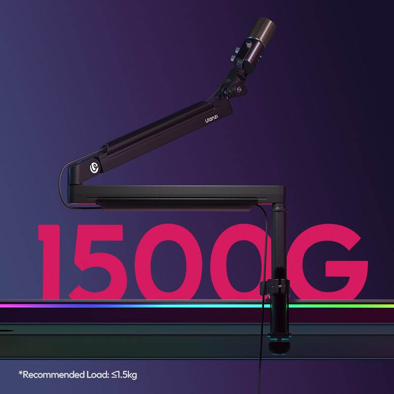 Ulanzi ZJ05 Adjustable Microphone Boom Arm แขนไมโครโฟน ขาจับไมค์หนีบโต๊ะ