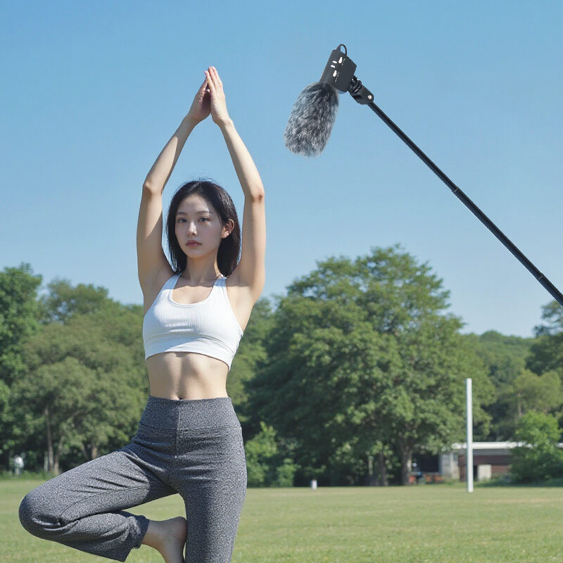Ulanzi ZJ08 Mic Boom Pole Arm แขนไมโครโฟน แขน Boom ต่อไมค์ ยืดหดได้ ระดับมืออาชีพ