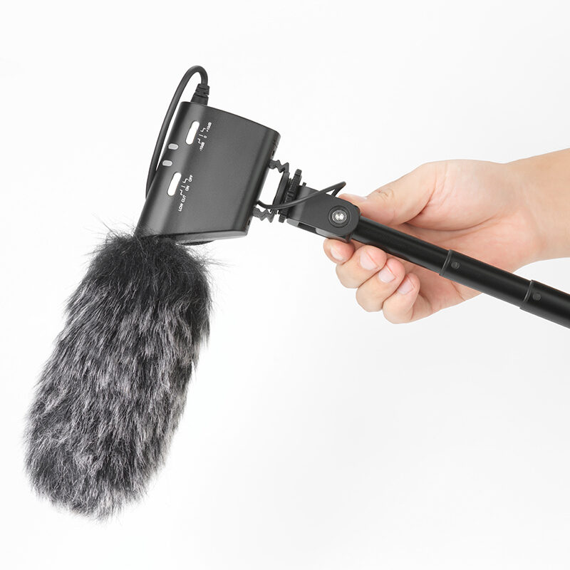 Ulanzi ZJ08 Mic Boom Pole Arm แขนไมโครโฟน แขน Boom ต่อไมค์ ยืดหดได้ ระดับมืออาชีพ