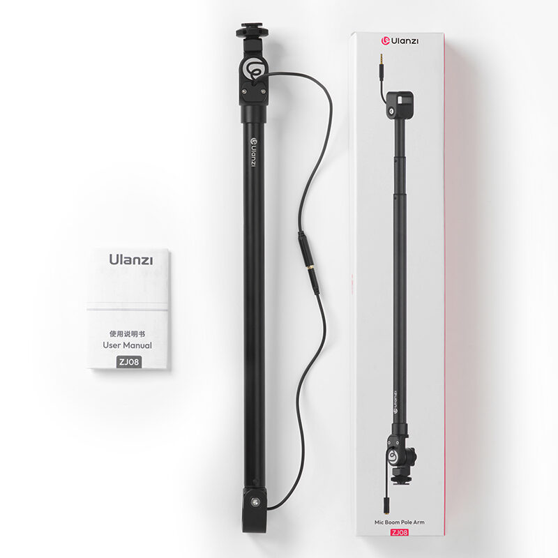 Ulanzi ZJ08 Mic Boom Pole Arm แขนไมโครโฟน แขน Boom ต่อไมค์ ยืดหดได้ ระดับมืออาชีพ