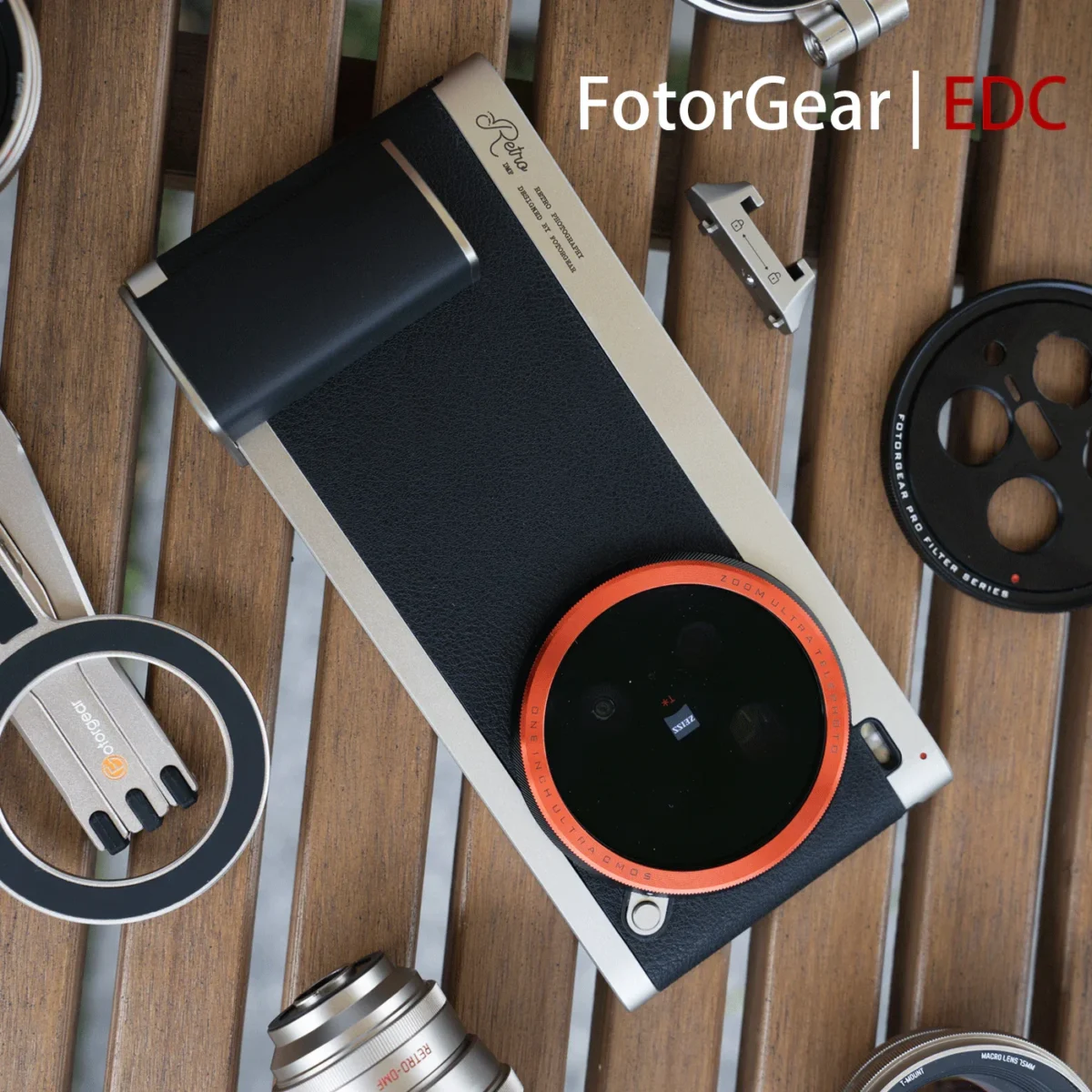 Fotorgear Retro Photography Kit for Vivo X200 Ultra ชุดเคสกล้องวินเทจ สำหรับ Vivo X200 Ultra