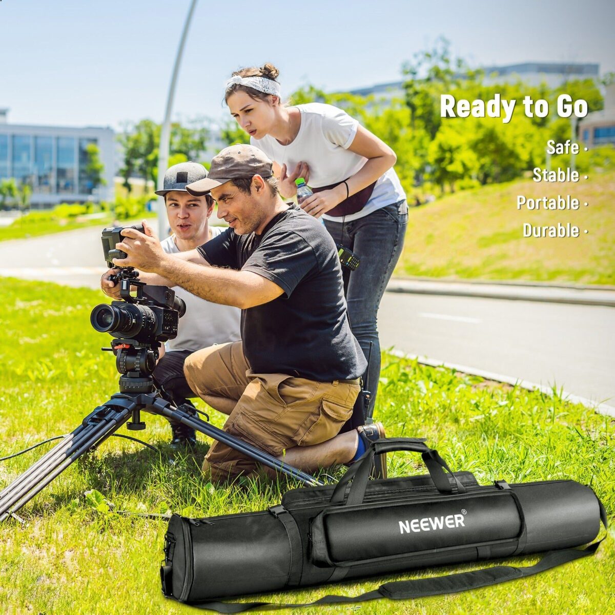 NEEWER 471.2m Tripod Carrying Case กระเป๋าใส่ขาตั้งกล้องขนาด 120 ซม. วัสดุไนลอนพรีเมียมกันน้ำ (8)