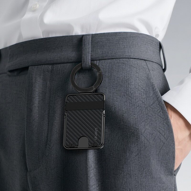 Ulanzi ML25 MagLock Cardholder กระเป๋าบัตรแม่เหล็ก คาร์บอนไฟเบอร์ บาง 0.8cm พร้อมขาตั้ง กระเป๋าบัตร Magsafe