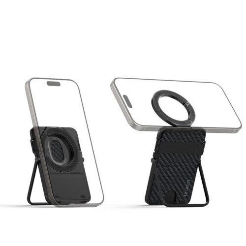 Ulanzi ML25 MagLock Cardholder กระเป๋าบัตรแม่เหล็ก คาร์บอนไฟเบอร์ บาง 0.8cm พร้อมขาตั้ง กระเป๋าบัตร Magsafe