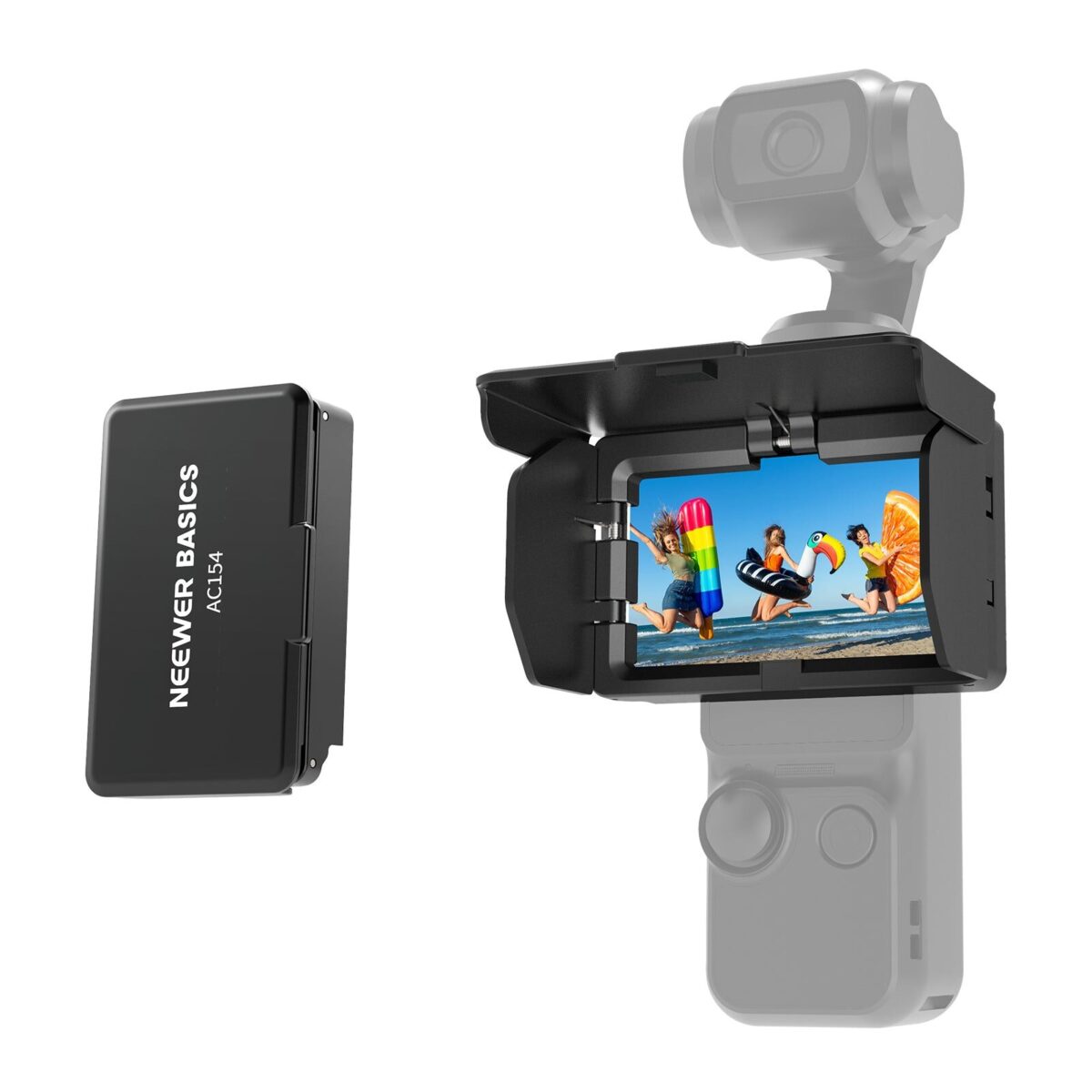 NEEWER AC154 Foldable Screen Sunshade for DJI OSMO Pocket 3 (1)