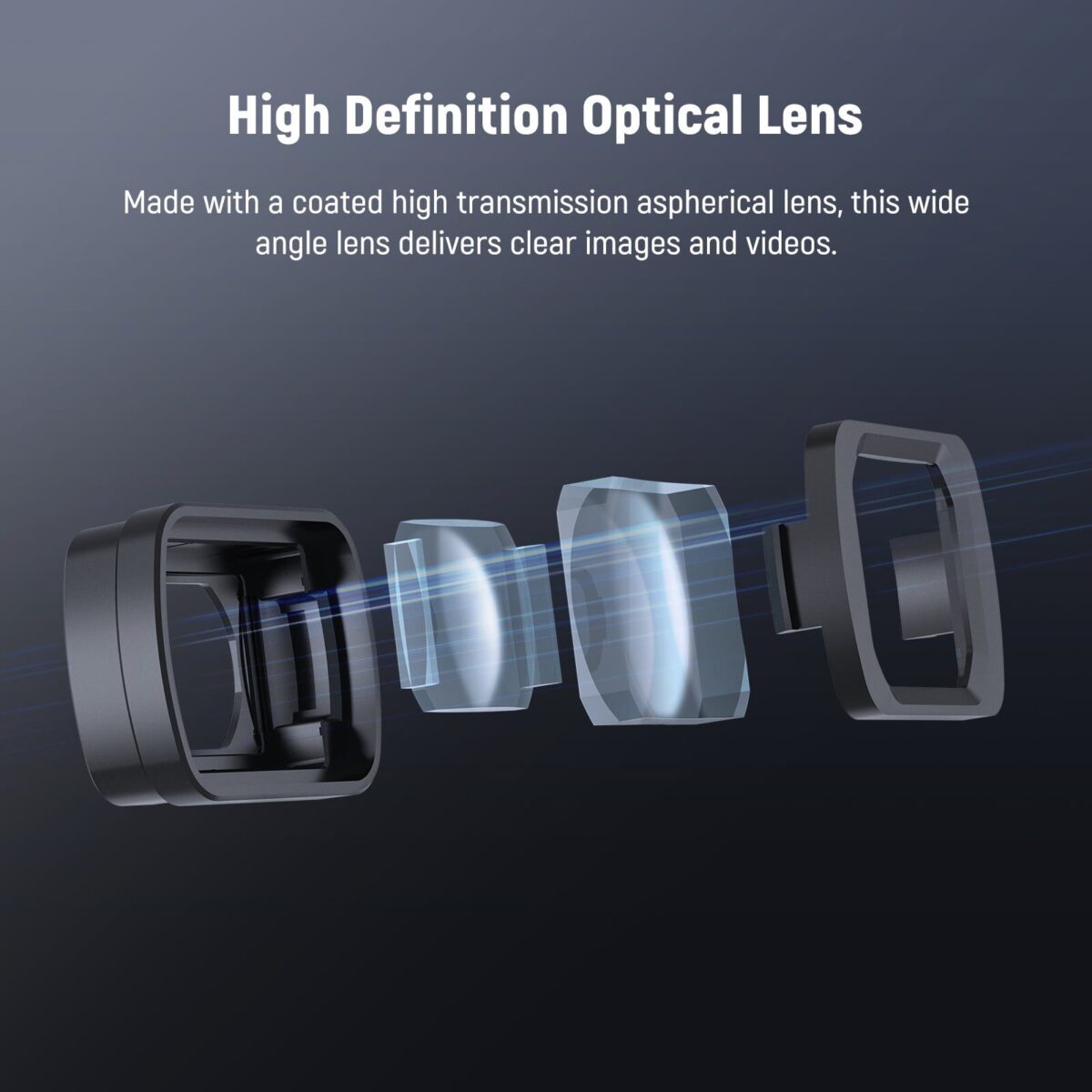 NEEWER FL B34 0.75X Wide Angle + 2X Macro Lens Set for DJI Osmo Pocket 3 (5)