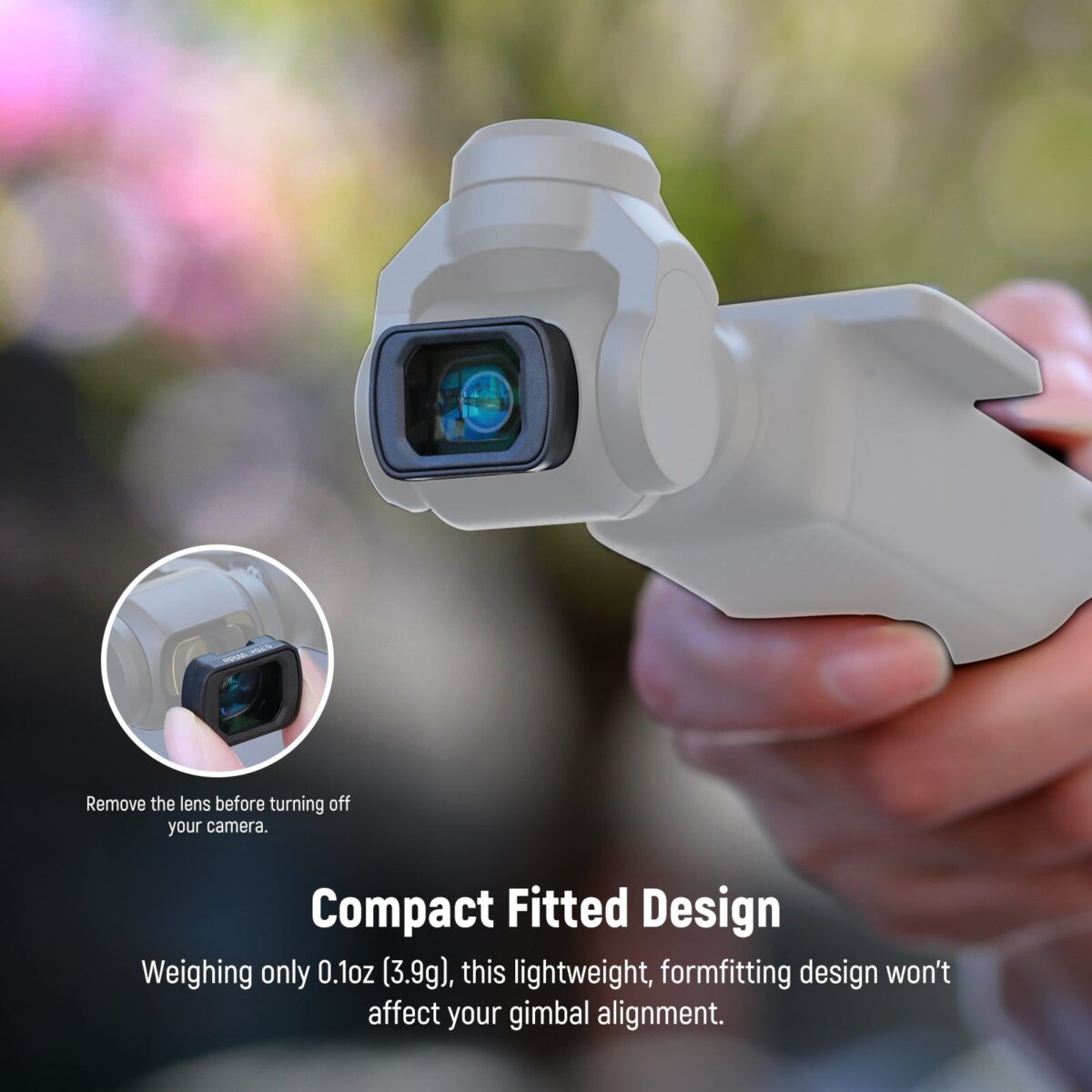 NEEWER FL B34 0.75X Wide Angle + 2X Macro Lens Set for DJI Osmo Pocket 3 (7)