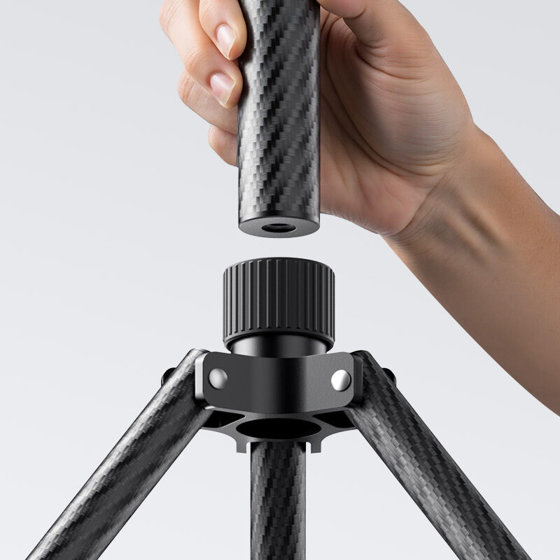 Ulanzi T230 Reversible Leg Light Stand ขาตั้งไฟ คาร์บอนไฟเบอร์ น้ำหนักเบา สูง 2.3 เมตร ขาตั้งกล้อง ไม้เซลฟี่ แขนบูม