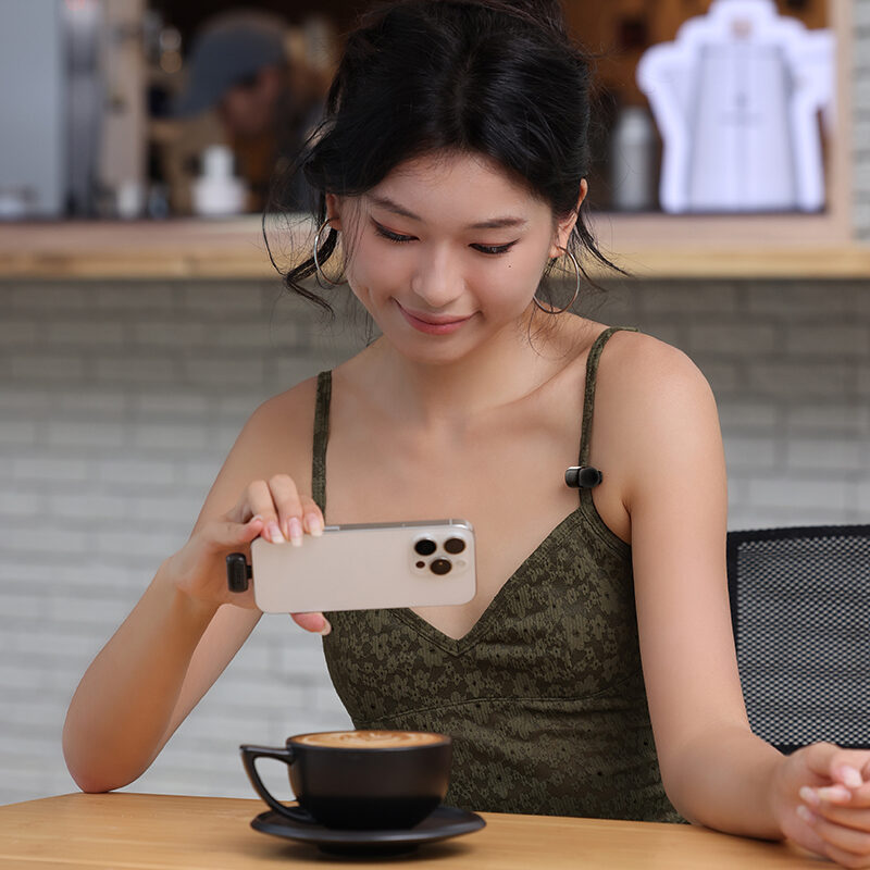 Ulanzi A200 Mini Mic ไมโครโฟนไร้สายจิ๋ว เสียงระดับมืออาชีพ น้ำหนักเพียง 6g (8)