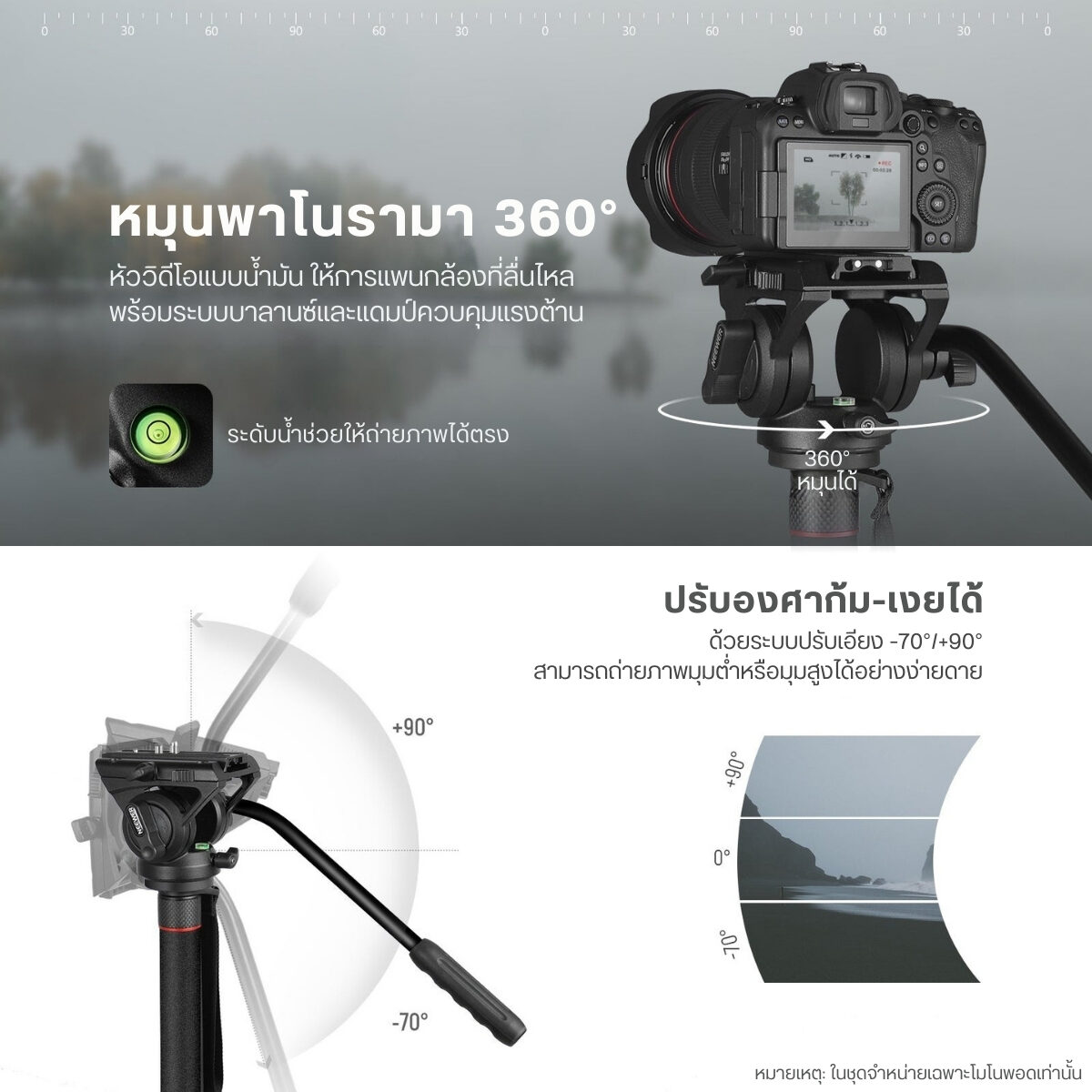 Neewer GM76 Aluminum Monopod with Fluid Head (5)