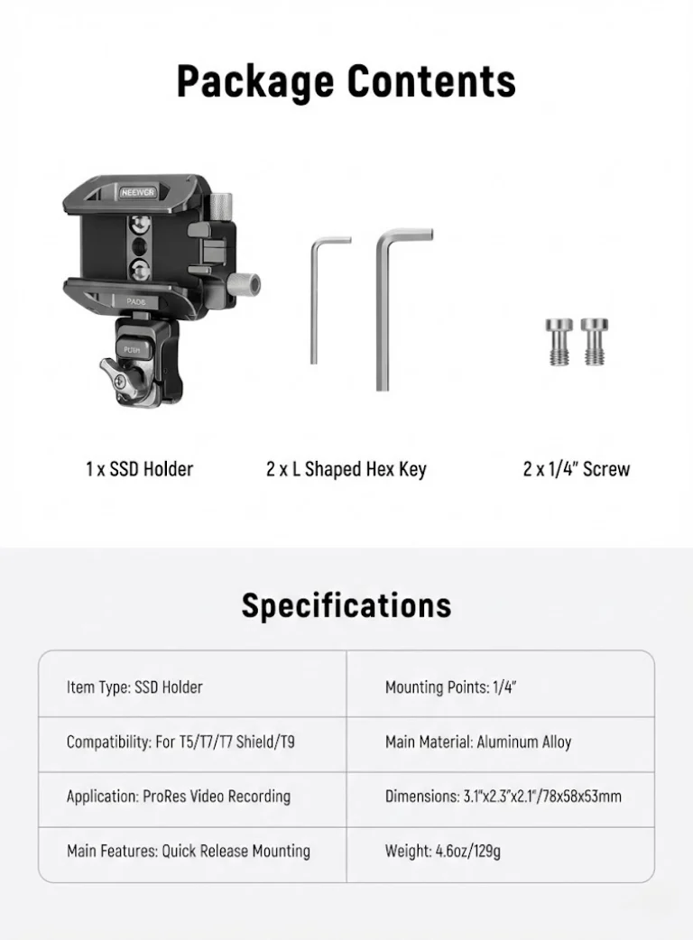 Neewer PA065 SSD Holder (16)