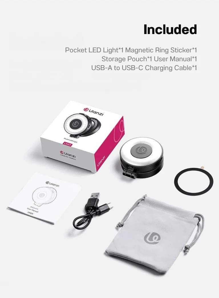 Uanzi LM23 Magsafe Light Selfie (15)