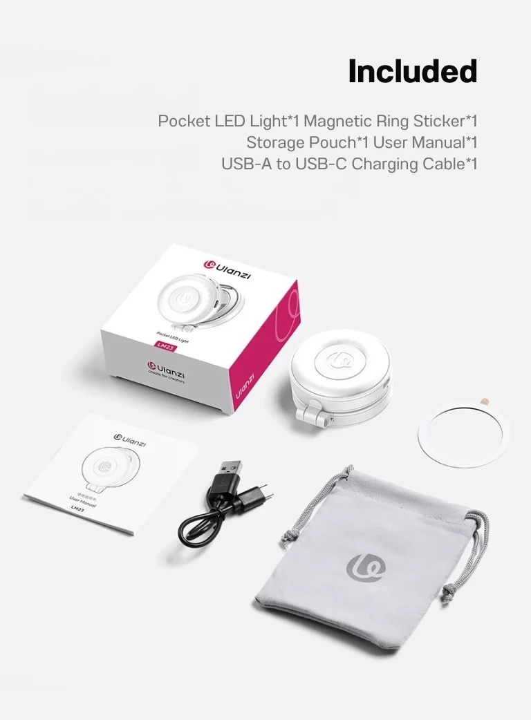 Uanzi LM23 Magsafe Light Selfie (16)