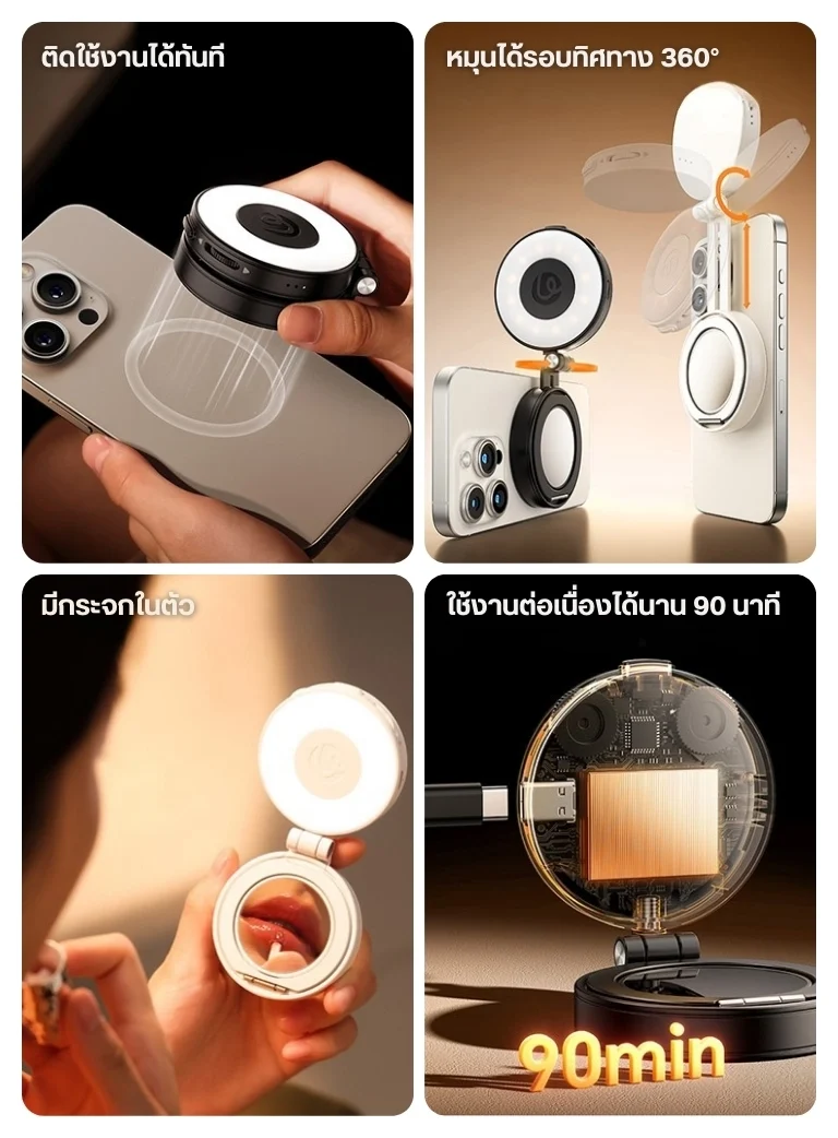 Uanzi LM23 Magsafe Light Selfie (2)