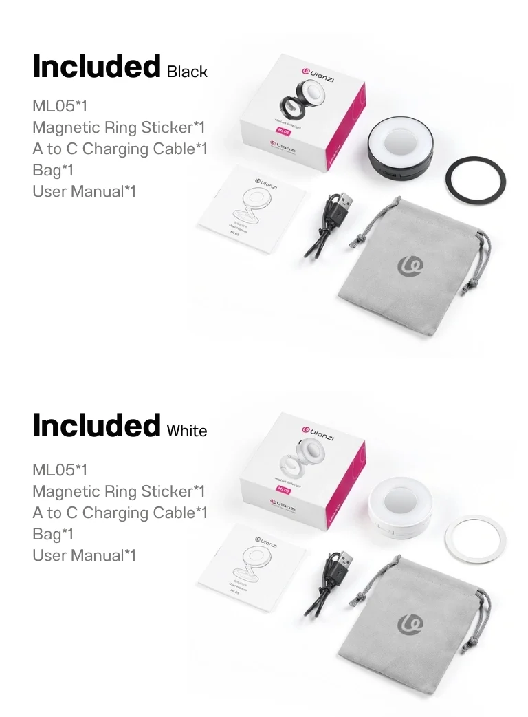 Ulanzi ML05 Selfie Light Mirror Magsafe (14)