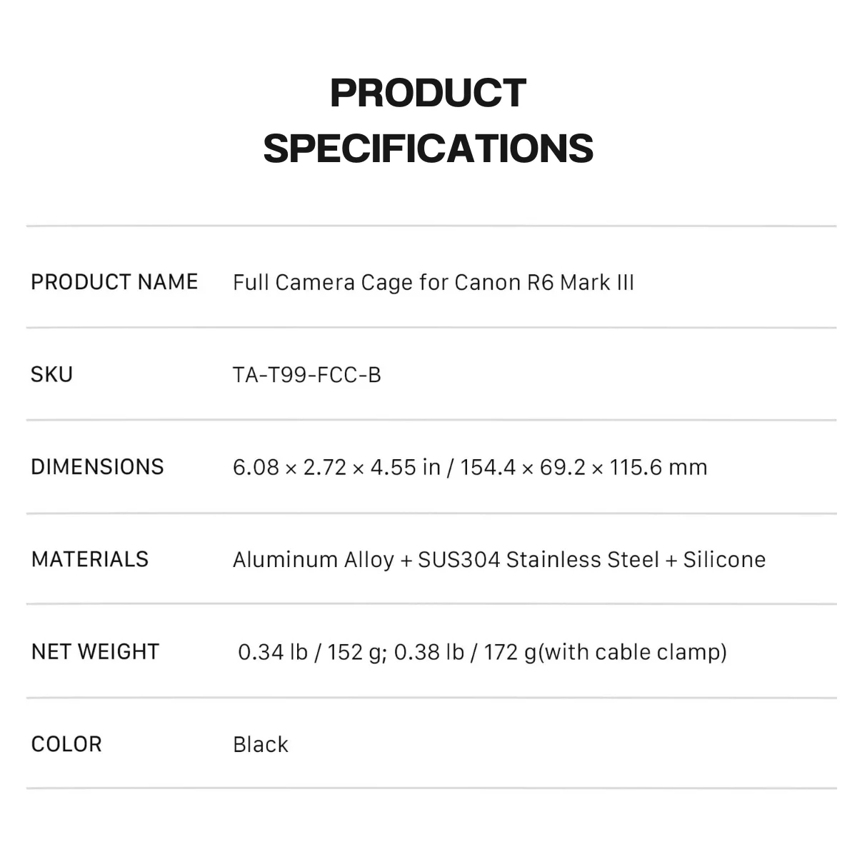 Tilta Full Camera Cage for Canon R6 Mark III (8)