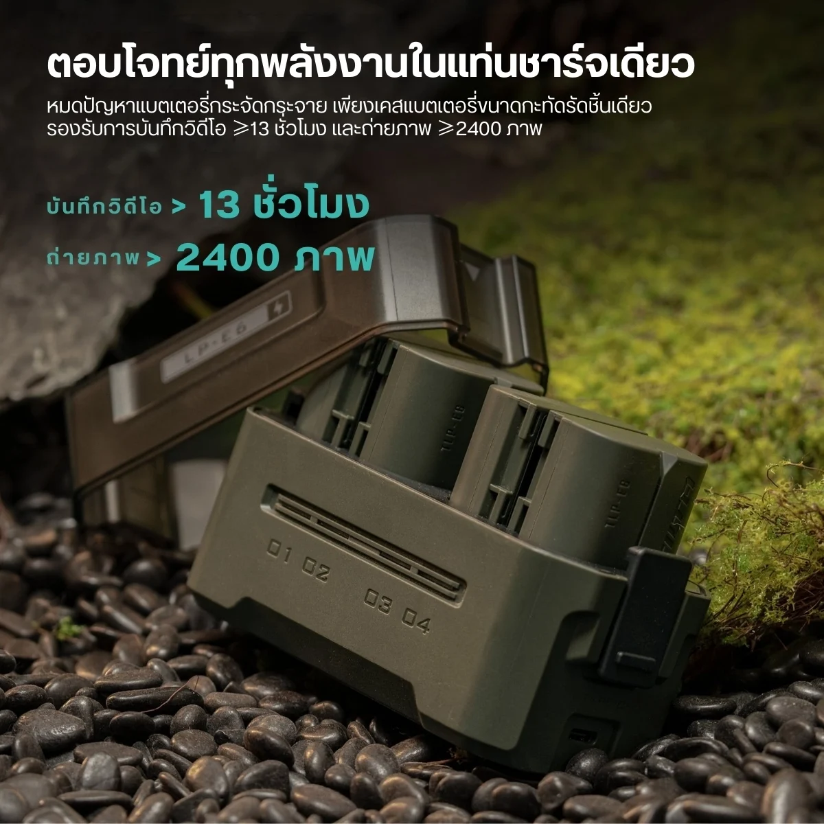 Tilta Portable Charging Station for LP E6 (4 Channel) (5)