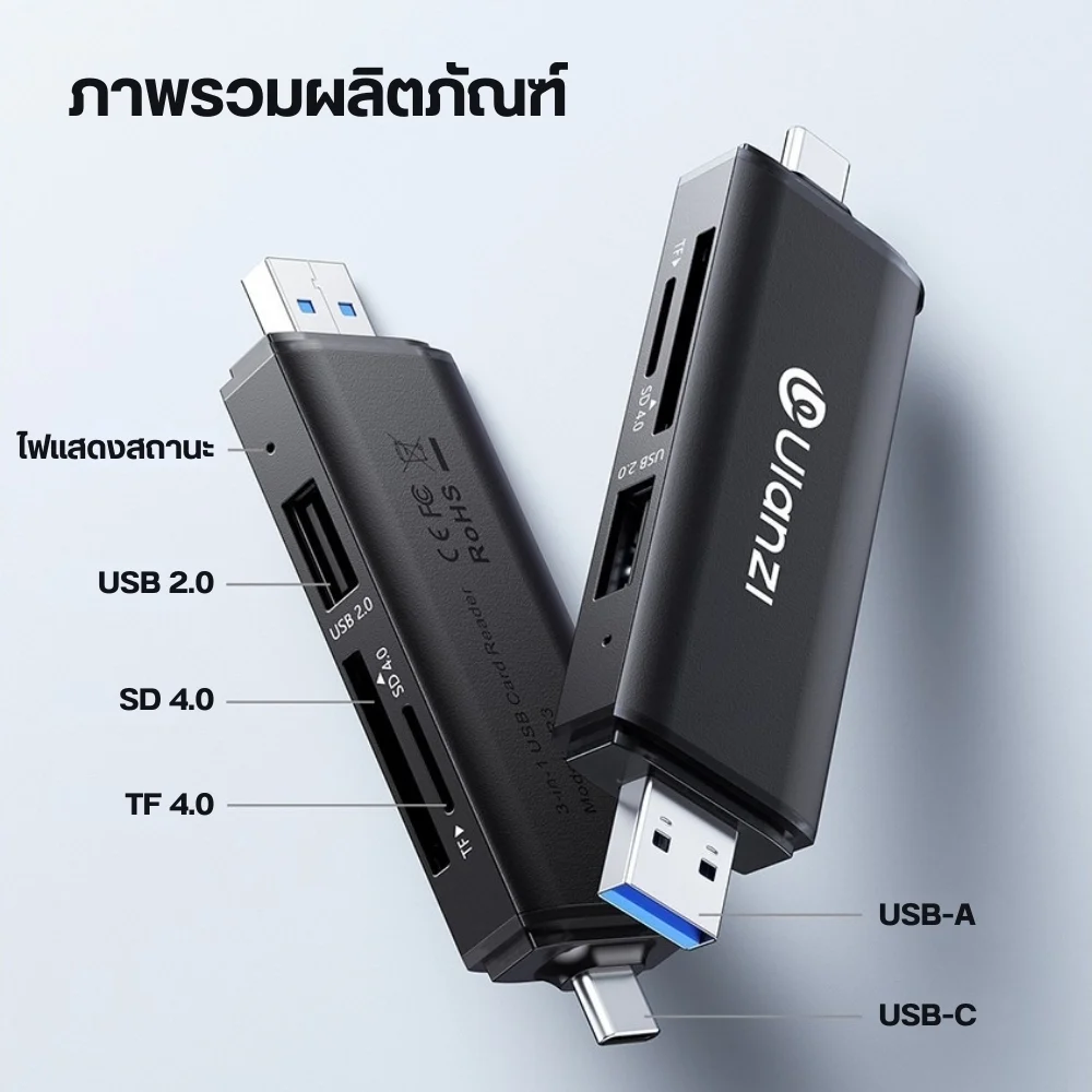 Ulanzi CR3 3in1 USB Card Reader 4.0 (10)