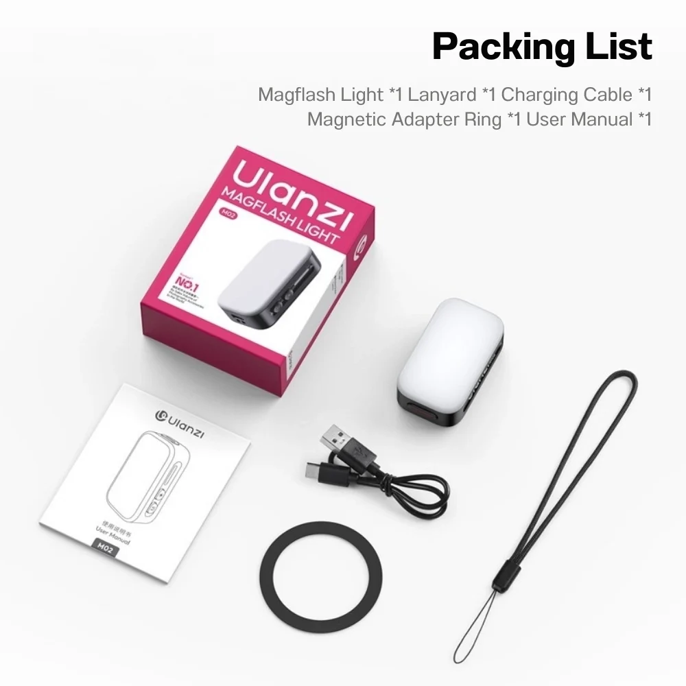 Ulanzi M02 MagFlash light (17)