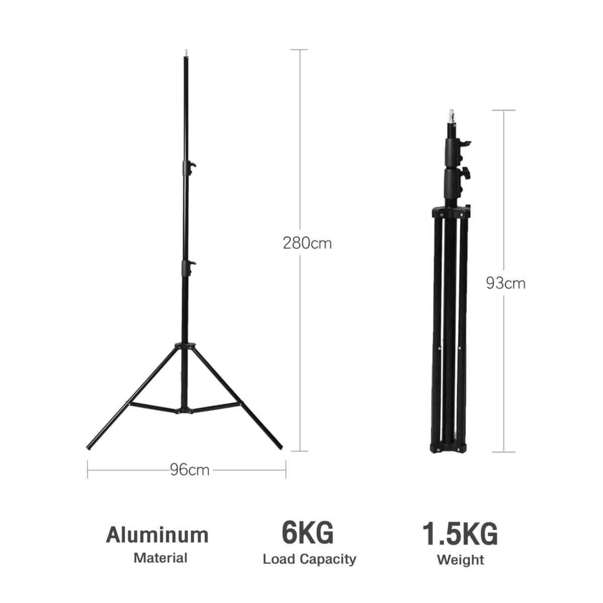 Zetaverse light stand 2.8m