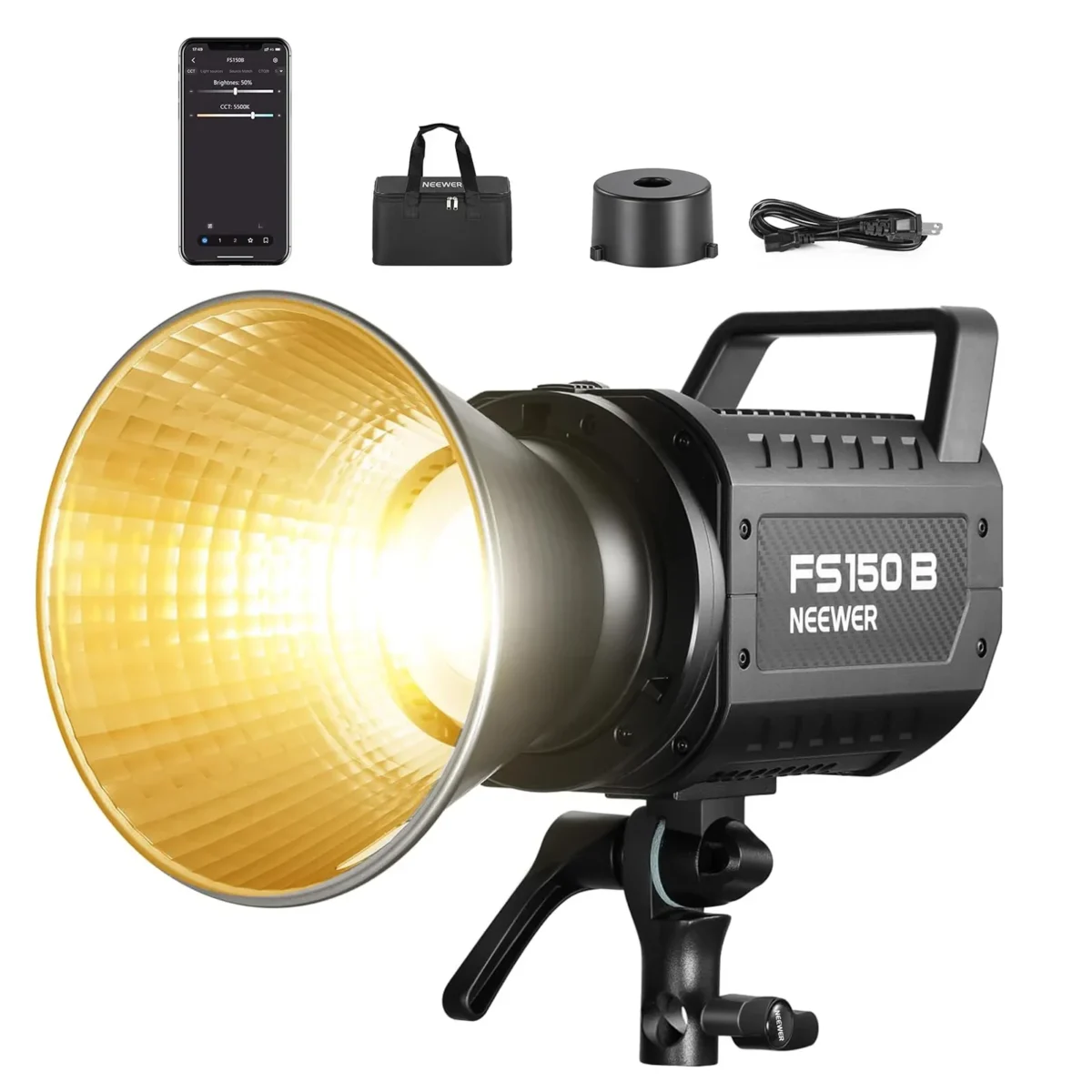 1 NEEWER FS150B 130W Bi Color LED Video Light