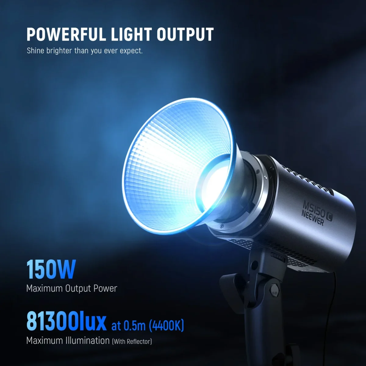 2 NEEWER MS150C 150W Mini RGB LED Video Light