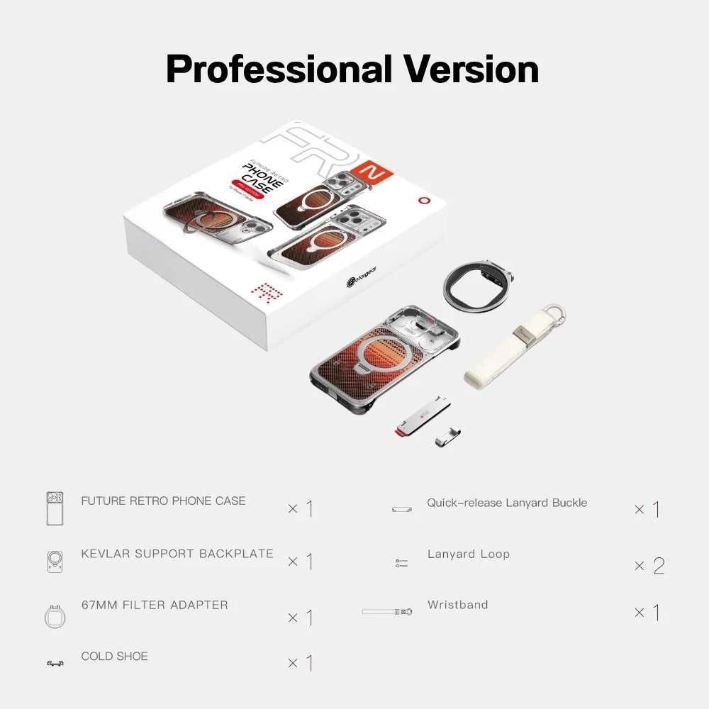 Fotorgear เคส iPhone 17 Series FR T-Mount 67mm Modular เคส Magsafe พร้อมช่องต่อเลนส์เสริม