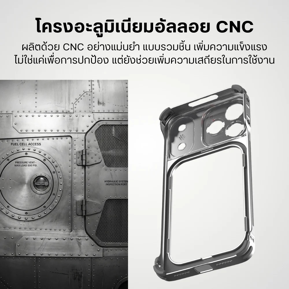 Fotorgear เคส iPhone 17 Series FR T-Mount 67mm Modular เคส Magsafe พร้อมช่องต่อเลนส์เสริม