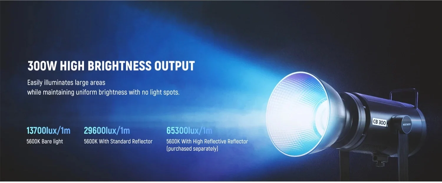 NEEWER CB300C 300W COB RGBWW LED Video Light 1 0